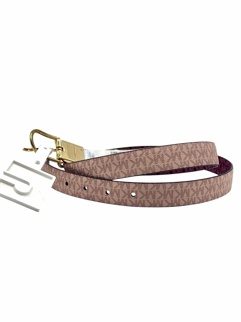 MICHAEL Michael Kors Women's Twist Reversible Belt Size XL